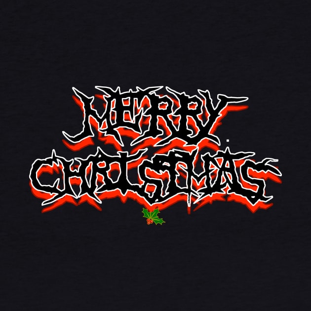 Merry Christmas (Black Metal) by C E Richards